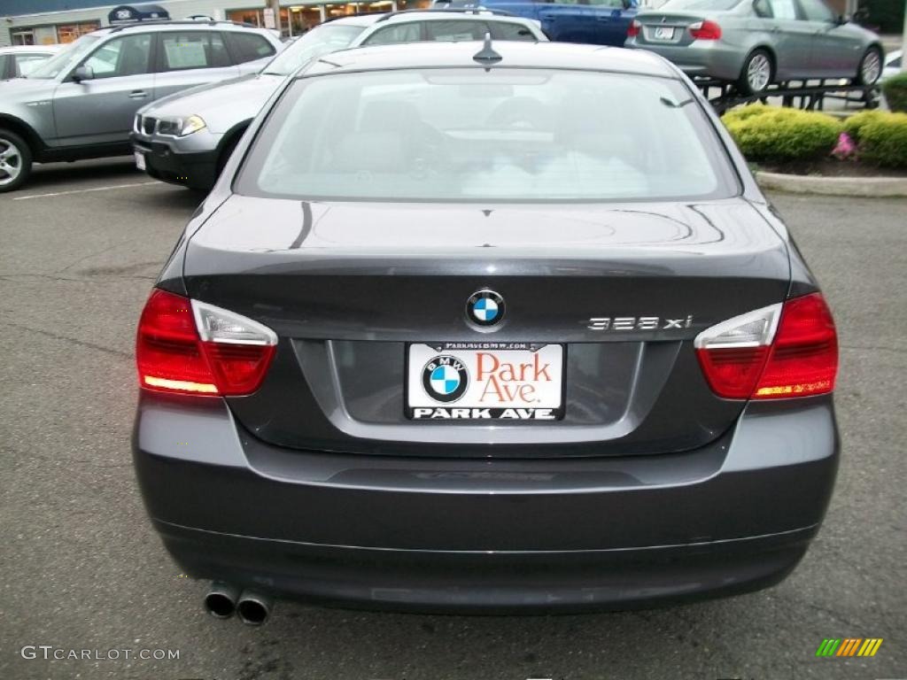 2008 3 Series 328xi Sedan - Sparkling Graphite Metallic / Black photo #6