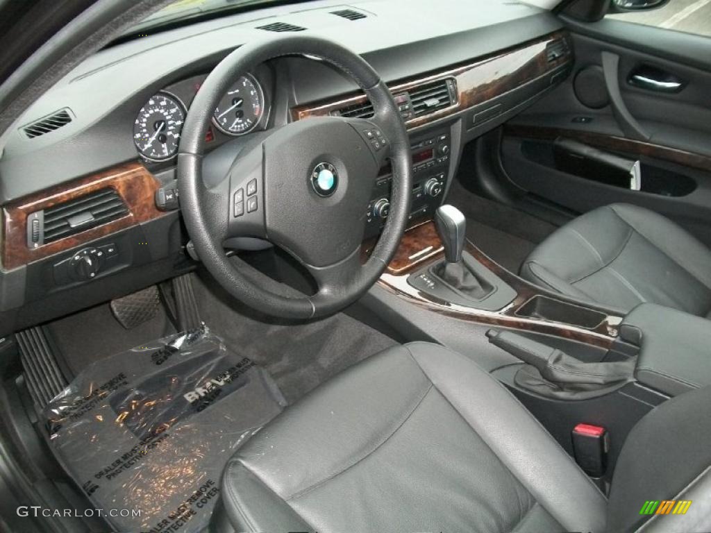 2008 3 Series 328xi Sedan - Sparkling Graphite Metallic / Black photo #10