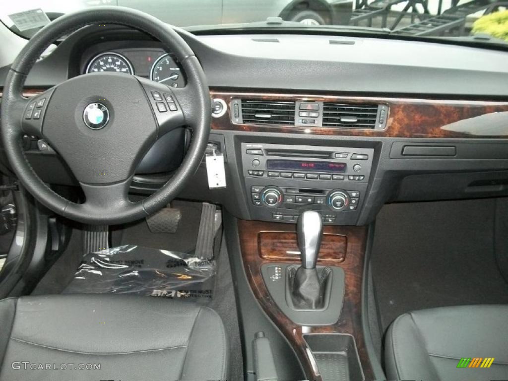 2008 3 Series 328xi Sedan - Sparkling Graphite Metallic / Black photo #13