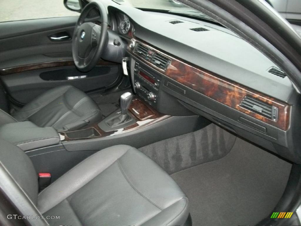 2008 3 Series 328xi Sedan - Sparkling Graphite Metallic / Black photo #26