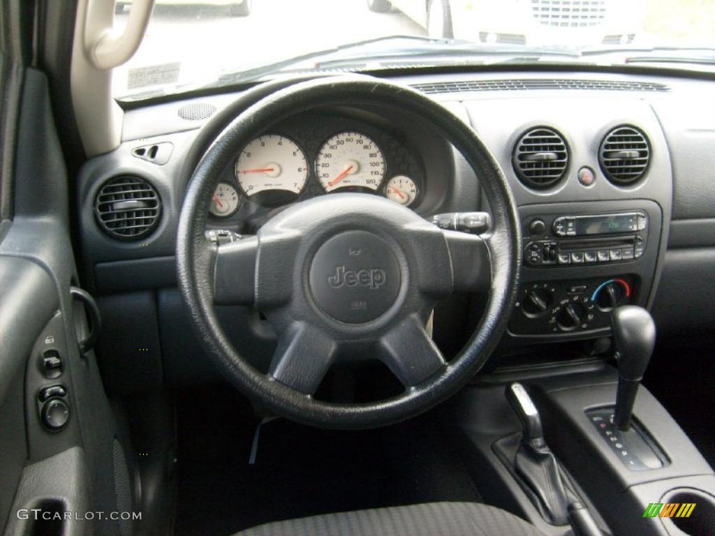 2003 Liberty Sport 4x4 - Stone White / Dark Slate Gray photo #14