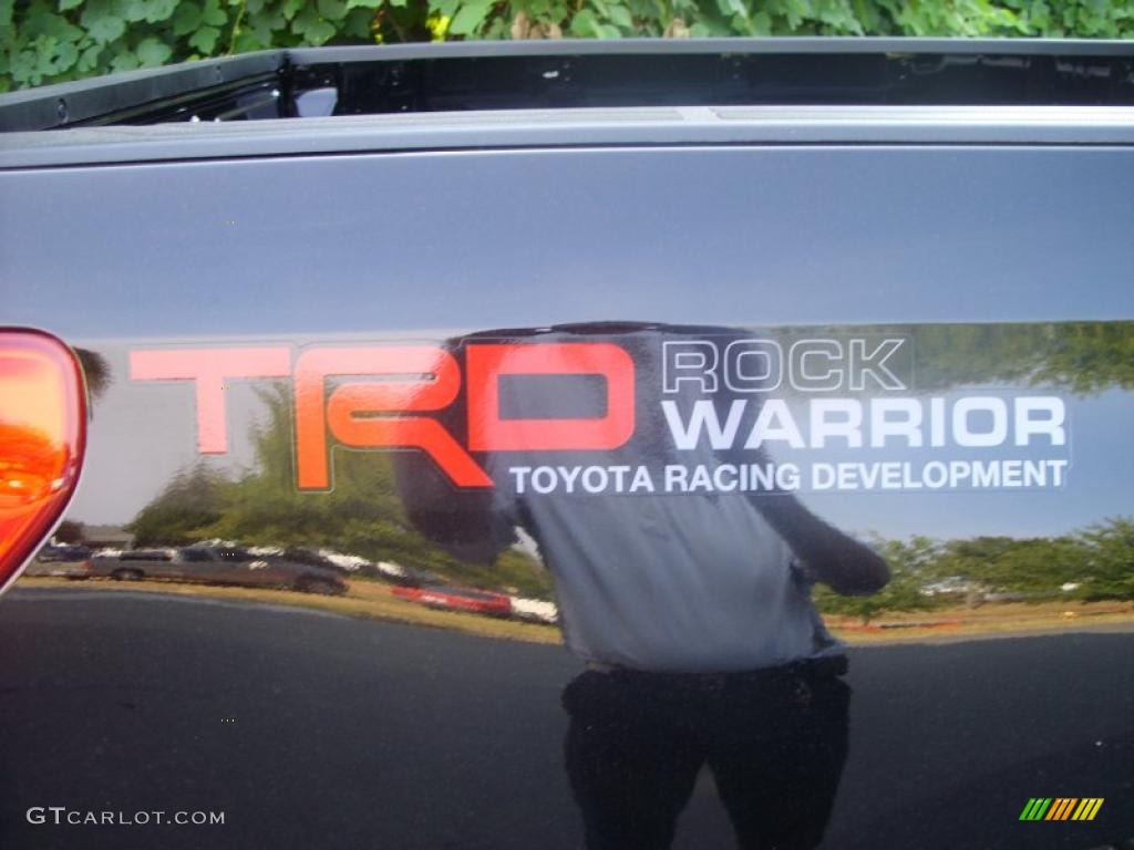 2011 Tundra TRD Rock Warrior CrewMax 4x4 - Black / Black photo #7
