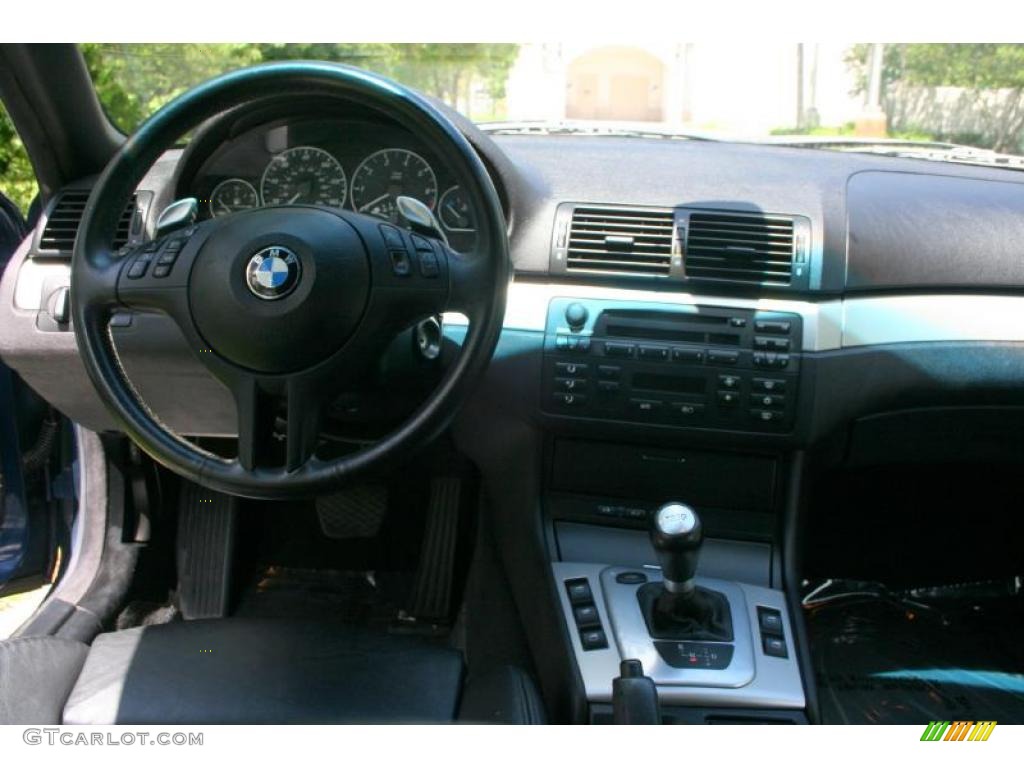 2004 3 Series 330i Convertible - Mystic Blue Metallic / Black photo #65