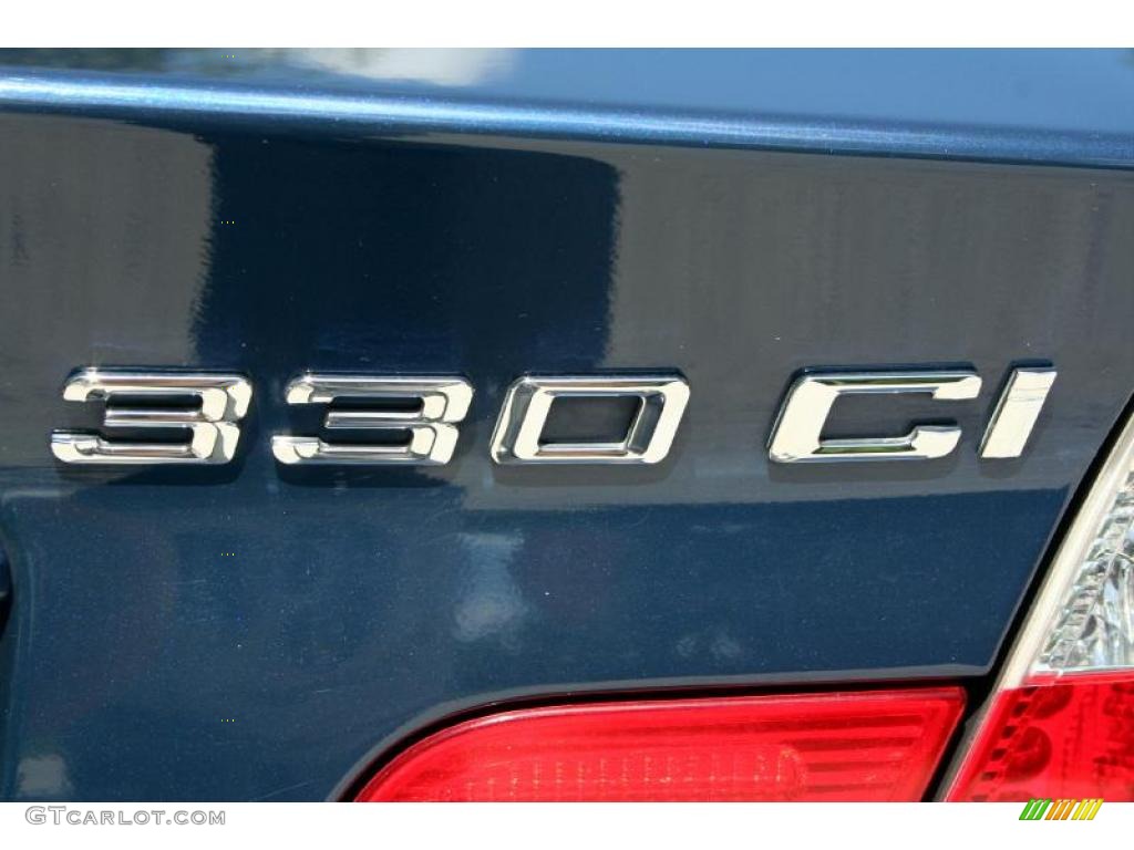 2004 3 Series 330i Convertible - Mystic Blue Metallic / Black photo #104