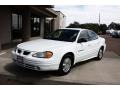 2000 Arctic White Pontiac Grand Am SE Sedan  photo #2