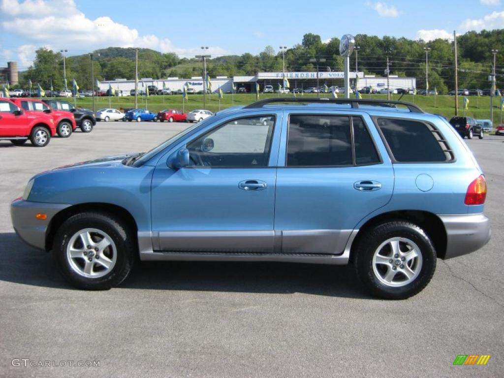 2004 Santa Fe GLS - Arctic Blue / Gray photo #1