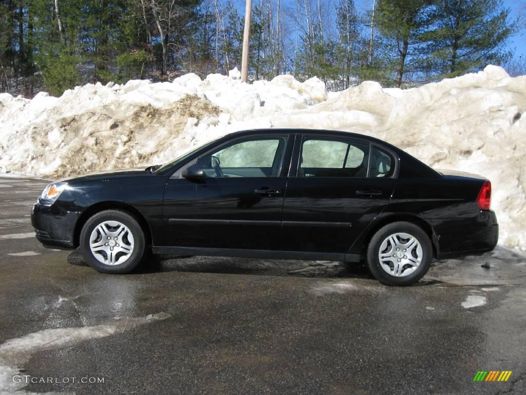 2005 Malibu Sedan - Black / Gray photo #6