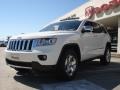 2011 Stone White Jeep Grand Cherokee Overland 4x4  photo #7