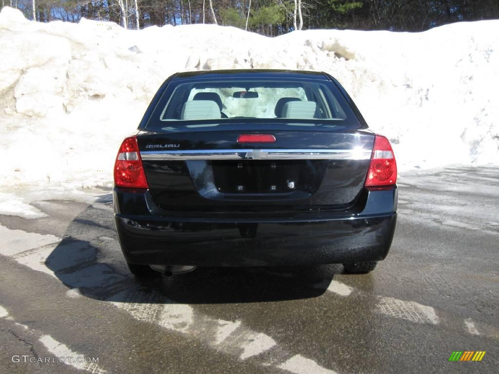 2005 Malibu Sedan - Black / Gray photo #9