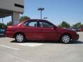 2003 Pepper Red Kia Spectra Sedan  photo #2