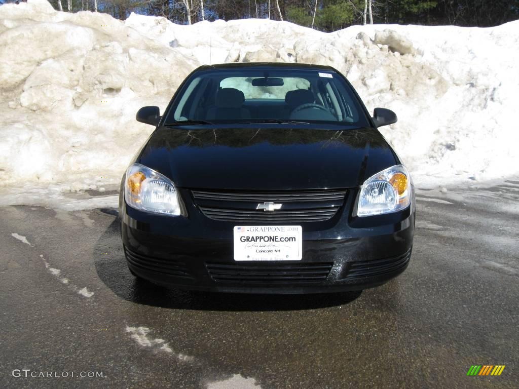 2007 Cobalt LS Sedan - Black / Gray photo #7