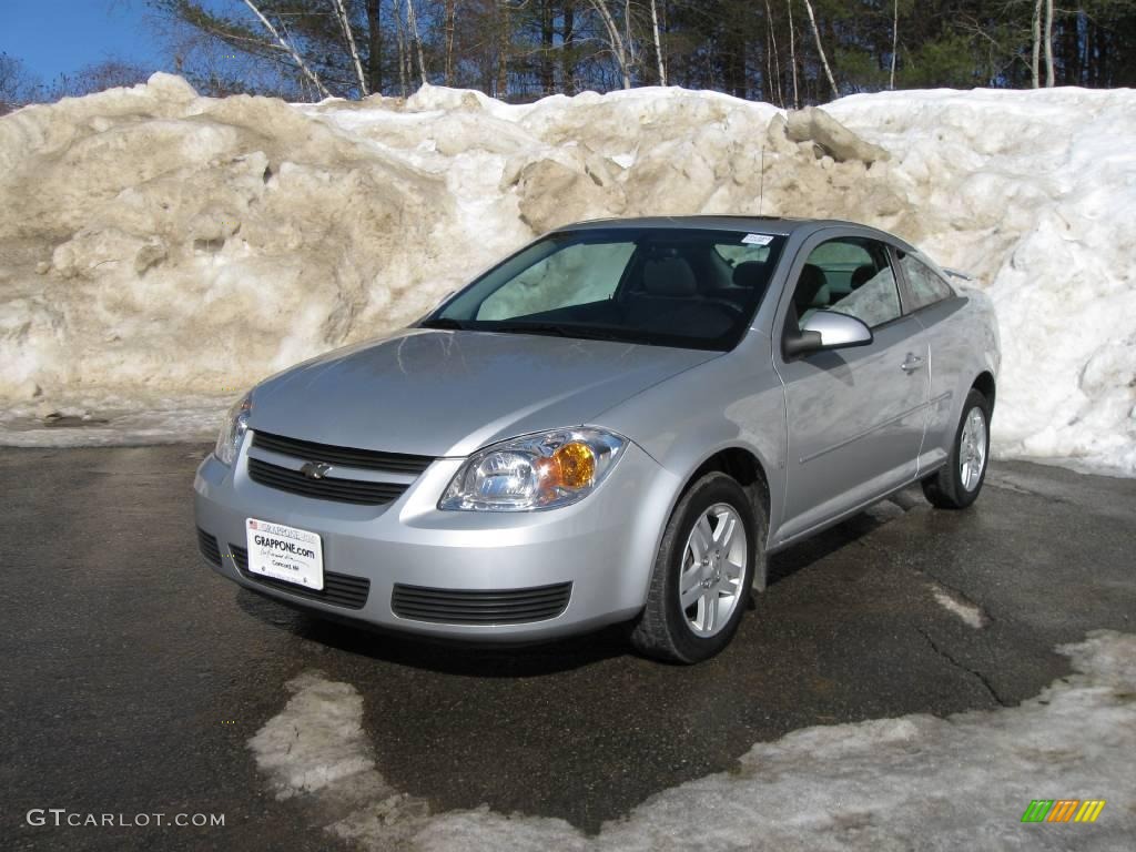 2007 Cobalt LT Coupe - Ultra Silver Metallic / Gray photo #8