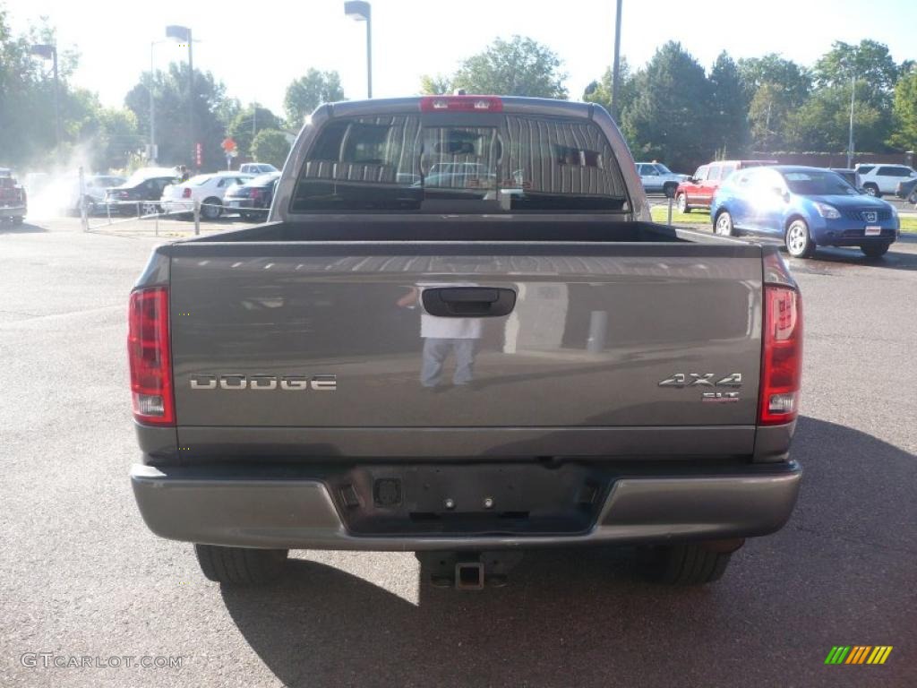 2004 Ram 1500 SLT Quad Cab 4x4 - Graphite Metallic / Dark Slate Gray photo #5