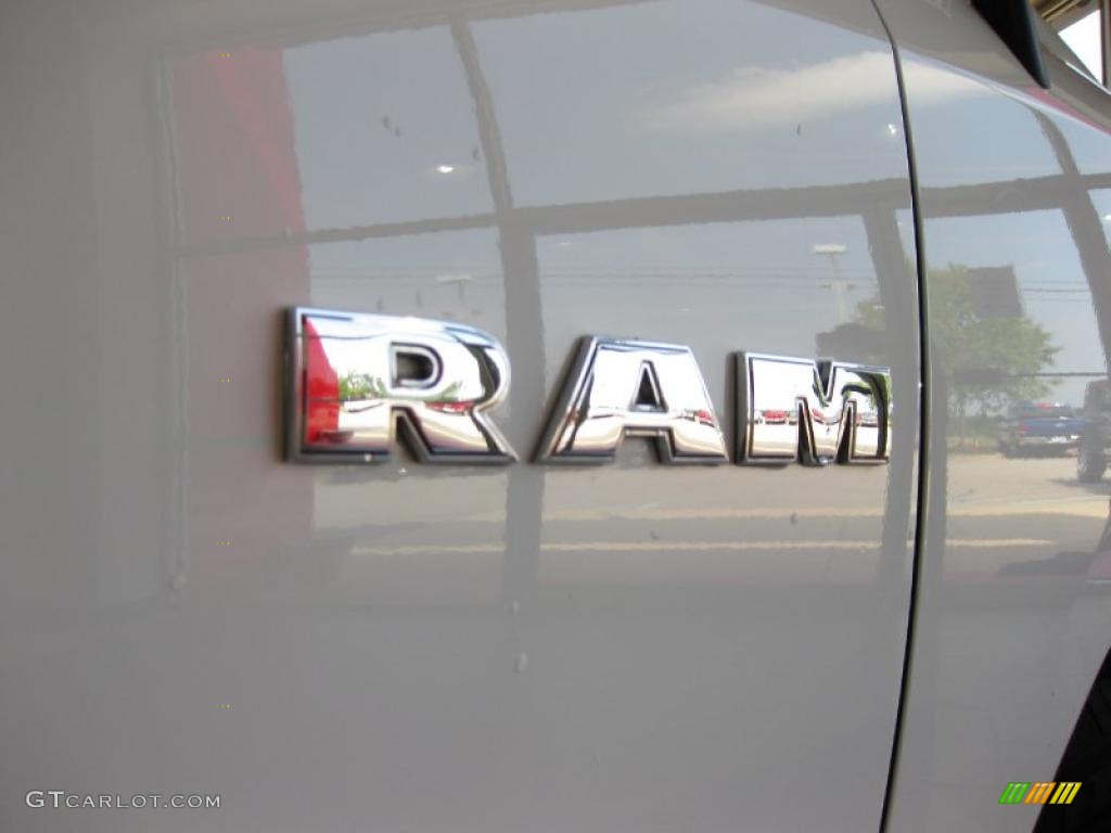 2010 Ram 1500 SLT Quad Cab - Stone White / Dark Slate/Medium Graystone photo #6
