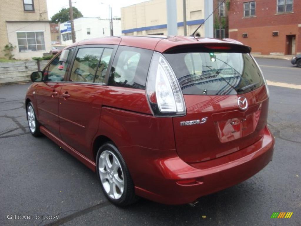 2008 MAZDA5 Touring - Copper Red / Sand photo #3