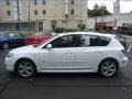 2008 Crystal White Pearl Mica Mazda MAZDA3 s Grand Touring Hatchback  photo #2