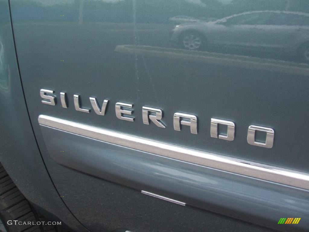 2011 Silverado 1500 LT Crew Cab - Blue Granite Metallic / Light Cashmere/Ebony photo #10
