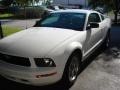 2005 Performance White Ford Mustang V6 Deluxe Coupe  photo #2