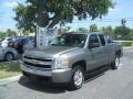 2007 Graystone Metallic Chevrolet Silverado 1500 LT Extended Cab  photo #1