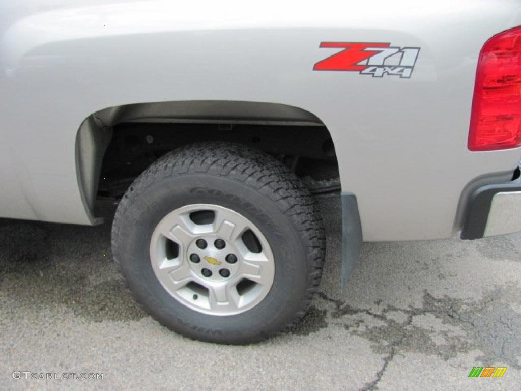 2009 Silverado 1500 LT Extended Cab 4x4 - Silver Birch Metallic / Ebony photo #3