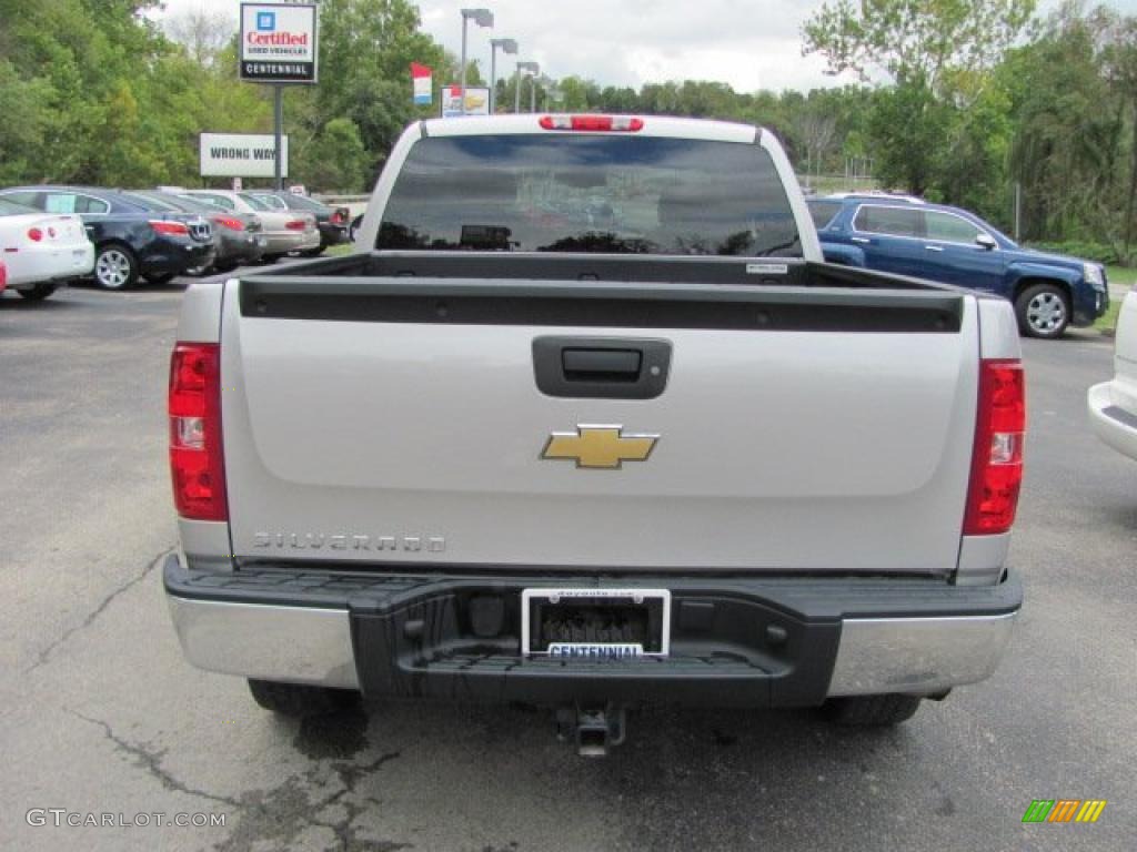 2009 Silverado 1500 LT Extended Cab 4x4 - Silver Birch Metallic / Ebony photo #4
