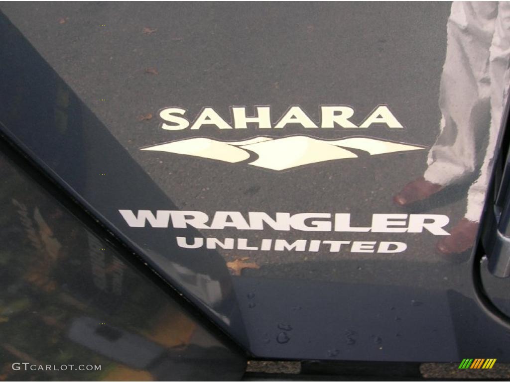2007 Wrangler Unlimited Sahara 4x4 - Steel Blue Metallic / Dark Slate Gray/Medium Slate Gray photo #12