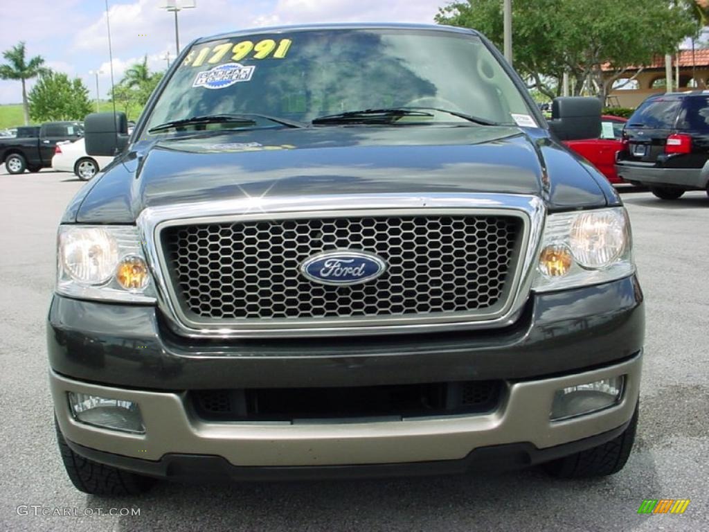 2005 F150 Lariat SuperCrew - Dark Stone Metallic / Tan photo #16