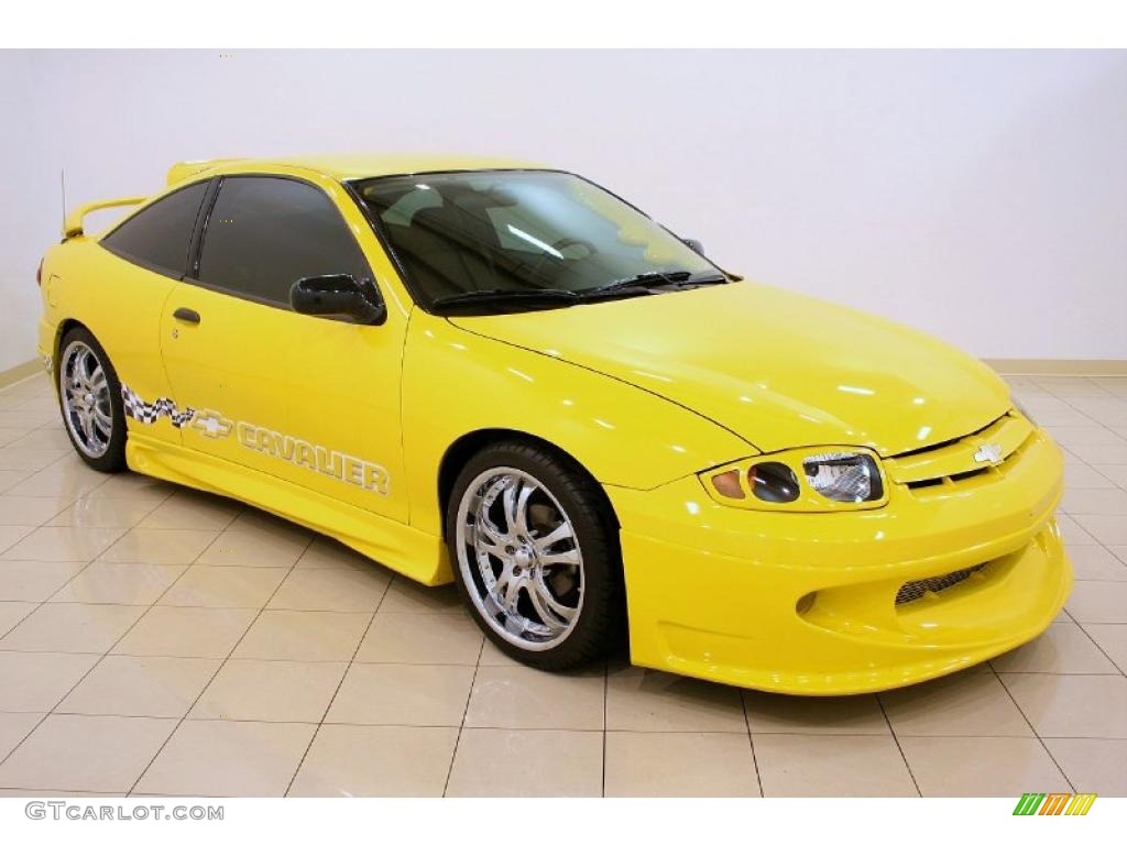Rally Yellow Chevrolet Cavalier