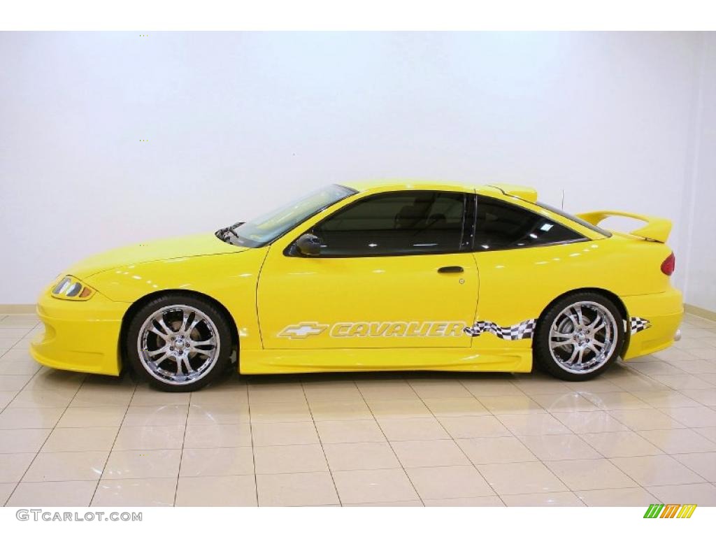 2004 Cavalier Coupe - Rally Yellow / Graphite photo #4