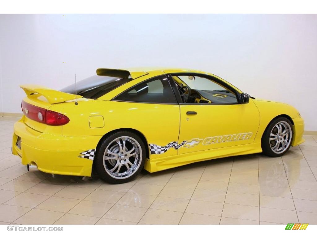 2004 Cavalier Coupe - Rally Yellow / Graphite photo #7
