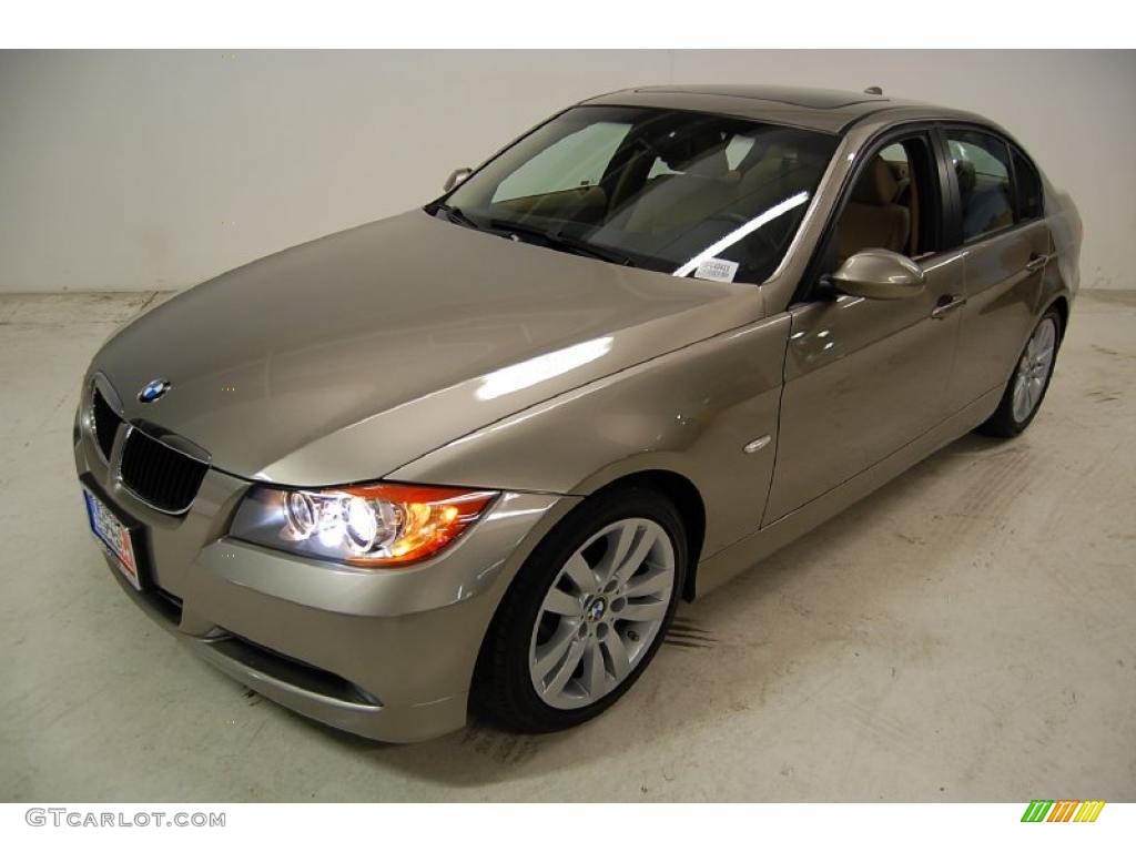 2008 3 Series 328i Sedan - Platinum Bronze Metallic / Cream Beige photo #9