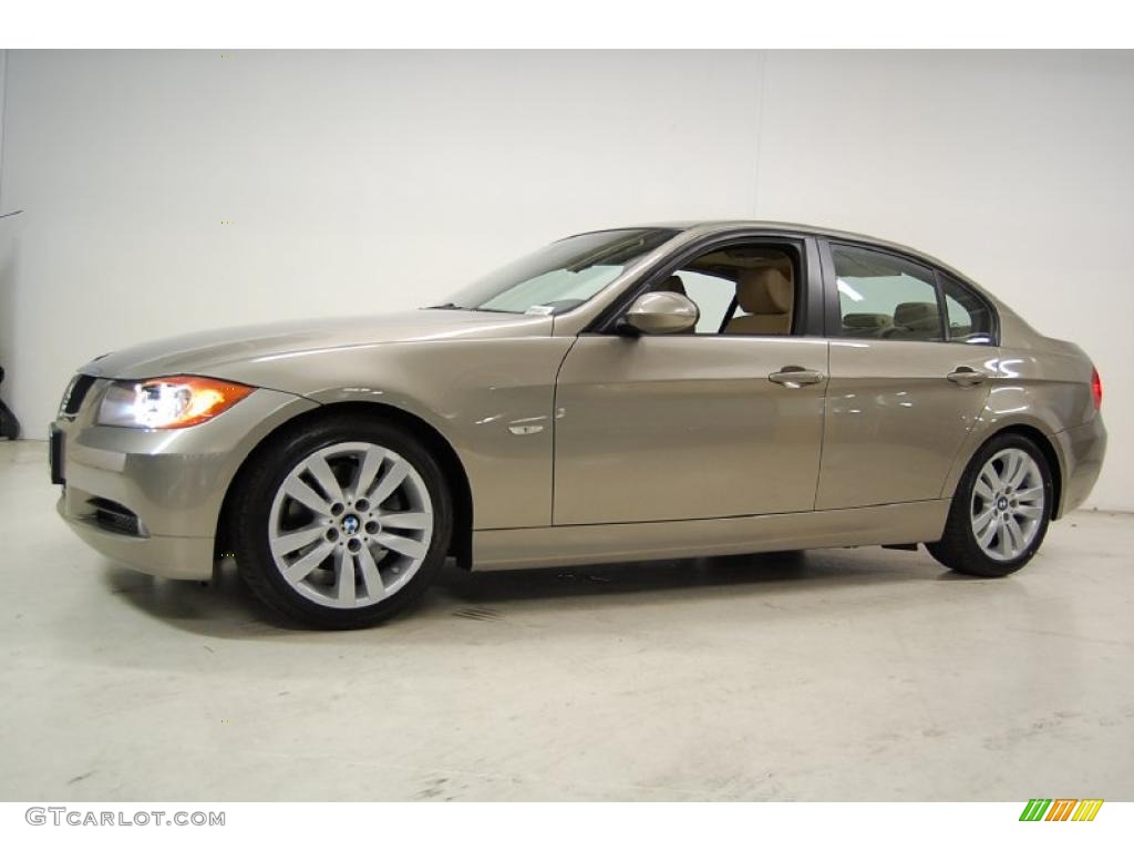 2008 3 Series 328i Sedan - Platinum Bronze Metallic / Cream Beige photo #10