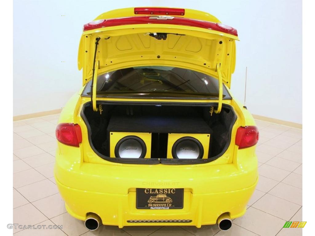 2004 Cavalier Coupe - Rally Yellow / Graphite photo #19
