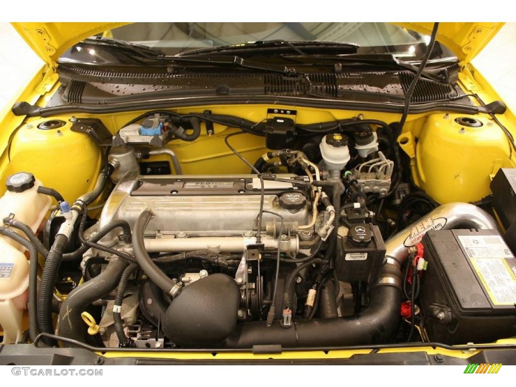 2004 Cavalier Coupe - Rally Yellow / Graphite photo #21