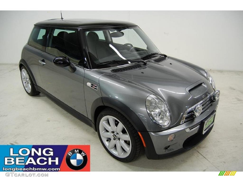 2003 Cooper S Hardtop - Dark Silver Metallic / Panther Black photo #1