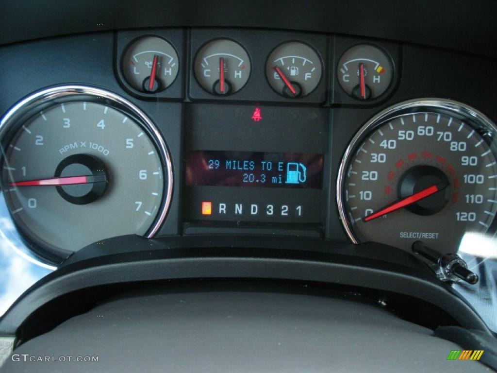 2010 F150 XLT SuperCrew 4x4 - Dark Blue Pearl Metallic / Medium Stone photo #8