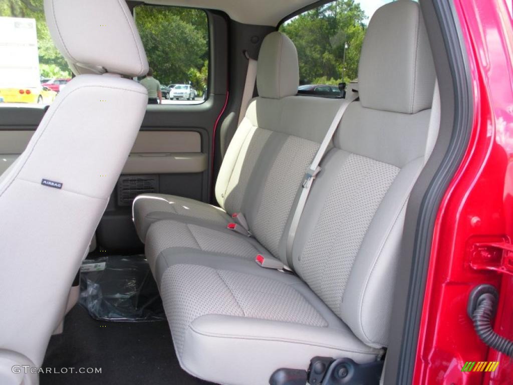 2010 F150 XLT SuperCab - Red Candy Metallic / Medium Stone photo #6