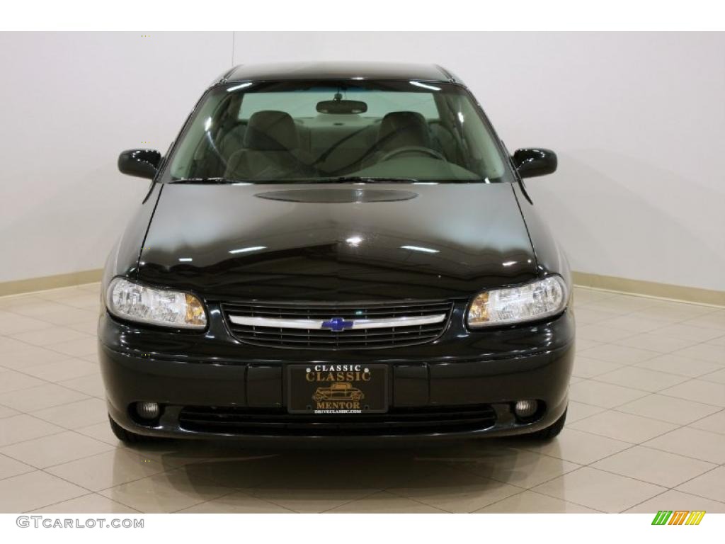 2003 Malibu LS Sedan - Black / Gray photo #2