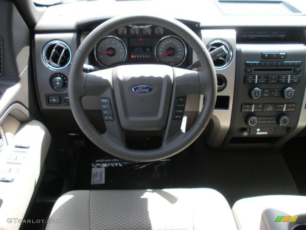 2010 F150 XLT SuperCab - Red Candy Metallic / Medium Stone photo #7