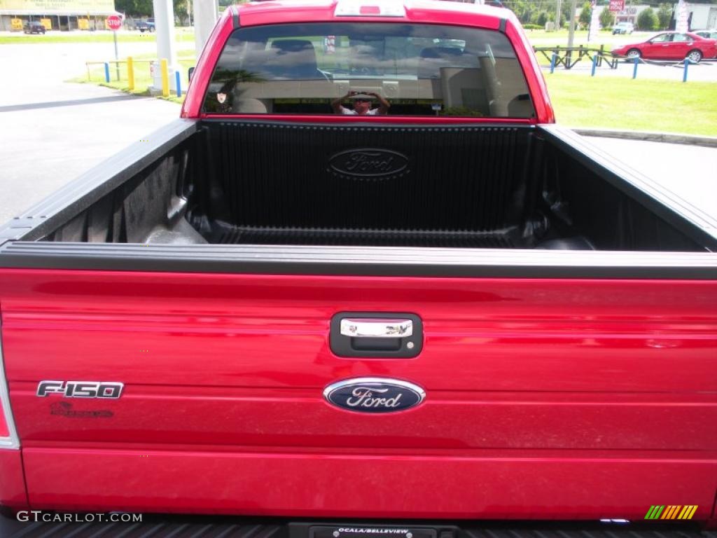 2010 F150 XLT SuperCab - Red Candy Metallic / Medium Stone photo #10