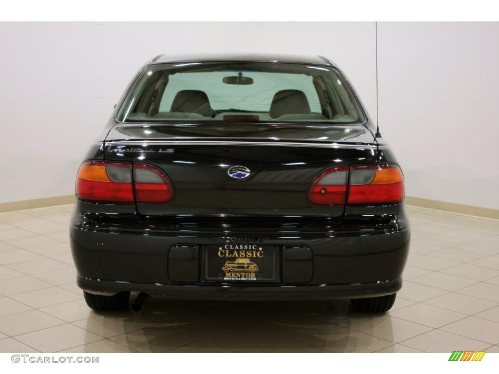 2003 Malibu LS Sedan - Black / Gray photo #6
