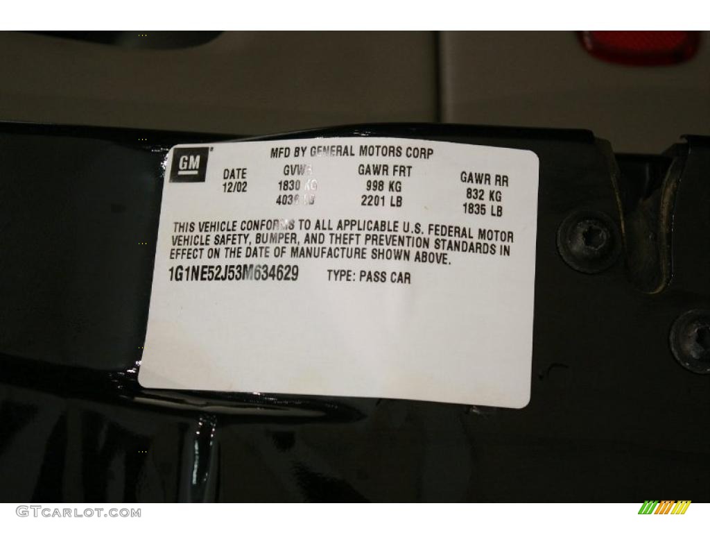 2003 Malibu LS Sedan - Black / Gray photo #26
