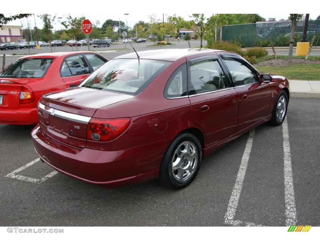 2005 L Series L300 Sedan - Berry Red / Tan photo #4