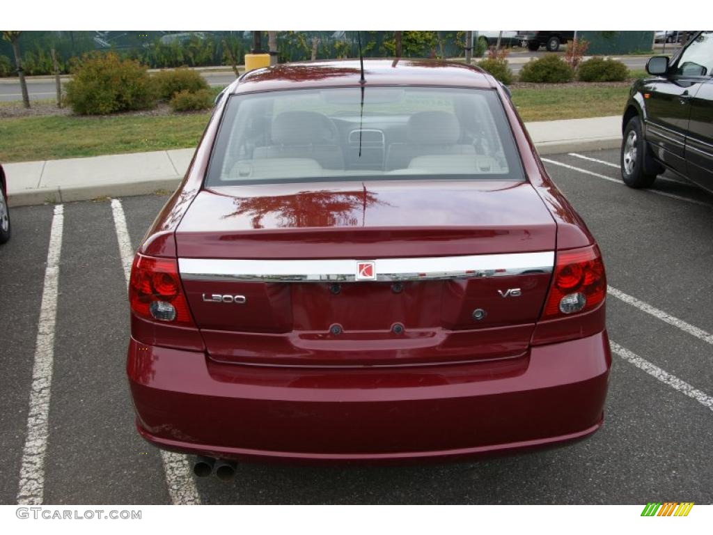 2005 L Series L300 Sedan - Berry Red / Tan photo #5