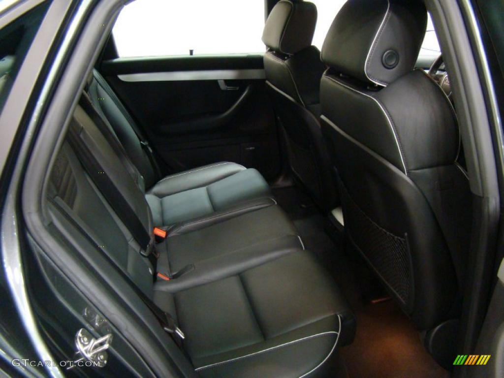 2008 RS4 4.2 quattro Sedan - Daytona Grey Pearl Effect / Black photo #12