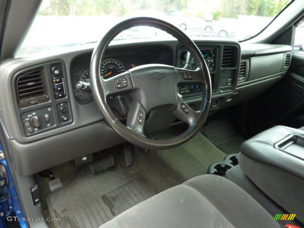 2003 Silverado 1500 LS Extended Cab 4x4 - Arrival Blue Metallic / Dark Charcoal photo #13