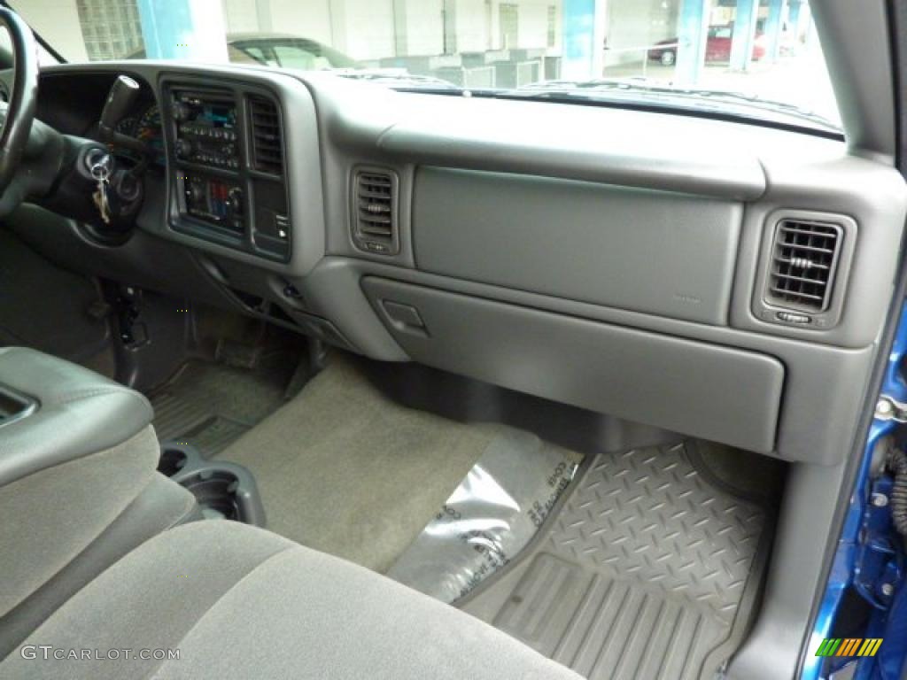 2003 Silverado 1500 LS Extended Cab 4x4 - Arrival Blue Metallic / Dark Charcoal photo #22