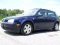 2002 Indigo Blue Pearl Volkswagen Golf GLS TDI Sedan  photo #2