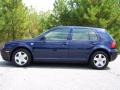 2002 Indigo Blue Pearl Volkswagen Golf GLS TDI Sedan  photo #12