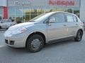 2011 Magnetic Gray Metallic Nissan Versa 1.8 S Hatchback  photo #1